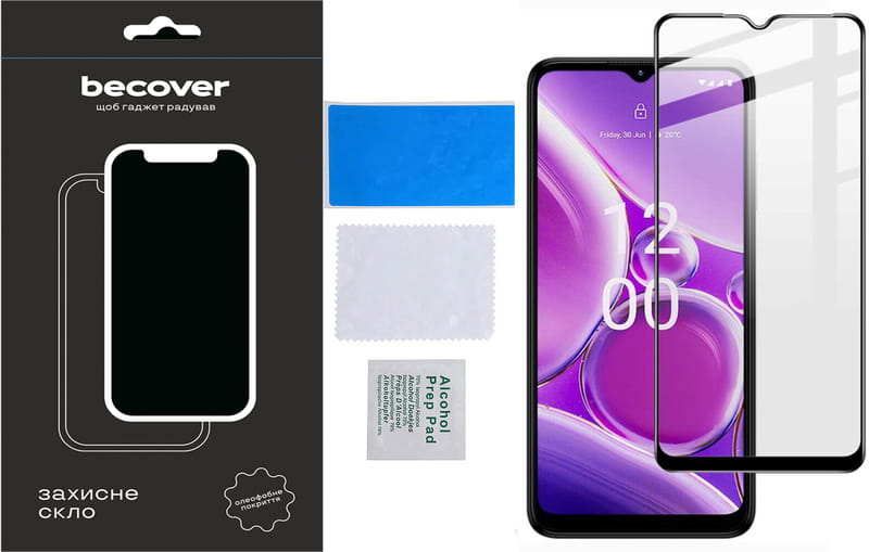 Захисне скло BeCover для Nokia G42 5G Black (710729)
