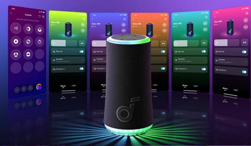 Акустическая система Anker SoundCore Glow Black (A3166G11)