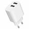 Фото - Сетевое зарядное устройство Gembird (2USBх2.4A 12W) White (TA-UC-2A12-01) | click.ua