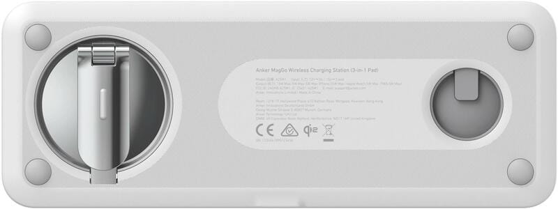 Бездротовий зарядний пристрій Anker MagGo Wireless Charging Pad 15W 3-in-1 White (B25M1321)
