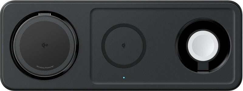 Бездротовий зарядний пристрій Anker MagGo Wireless Charging Pad 15W 3-in-1 Black (B25M1311)
