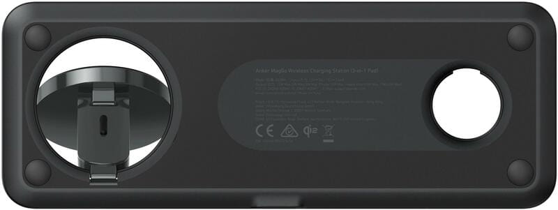 Бездротовий зарядний пристрій Anker MagGo Wireless Charging Pad 15W 3-in-1 Black (B25M1311)