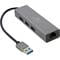 Фото - USB-хаб Cablexpert 4 ports USB 3.0 Grey (A-AMU3-LAN-01) | click.ua