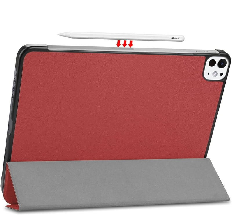 Чeхол-книжка BeCover Smart Case для Apple iPad Pro 11" M4 2024 Red Wine (711628)