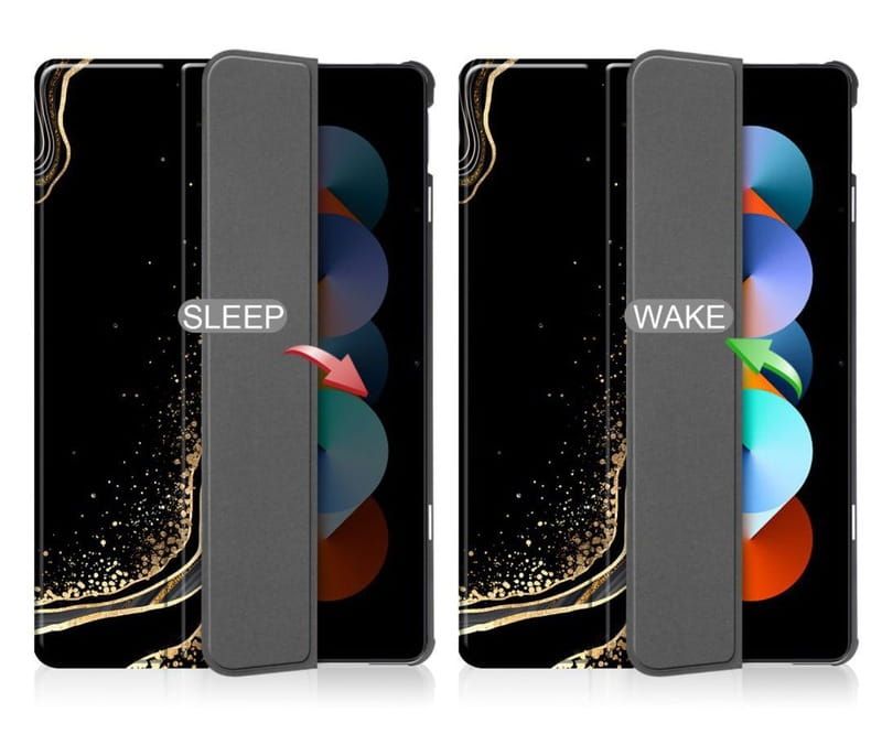 Чeхол-книжка BeCover Smart Case для Apple iPad Pro 11" M4 2024 Black Abstraction (711630)