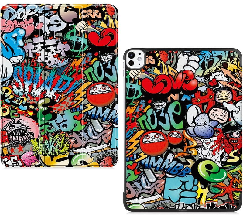 Чeхол-книжка BeCover Smart Case для Apple iPad Pro 11" M4 2024 Graffiti (711637)