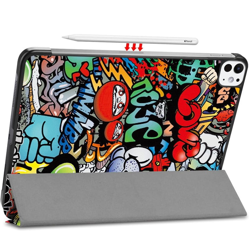 Чeхол-книжка BeCover Smart Case для Apple iPad Pro 11" M4 2024 Graffiti (711637)