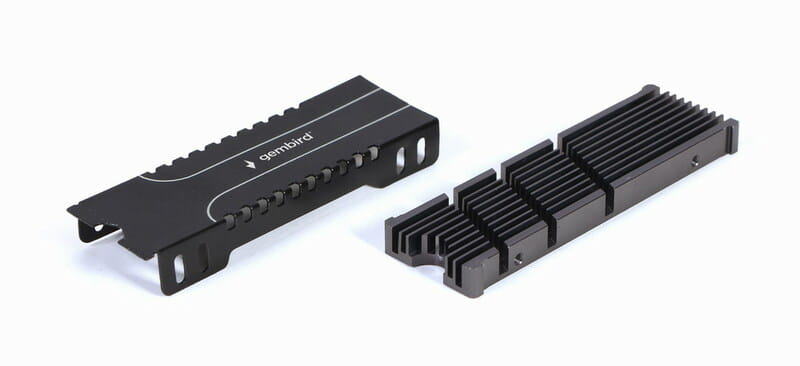 Радіатор охолодження для SSD Gembird M.2 2280 Black (EE2280-R-01)