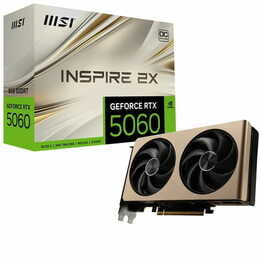 Відеокарта GF RTX 5060 8GB GDDR7 Inspire 2X OC MSI (GeForce RTX 5060 8G INSPIRE 2X OC)