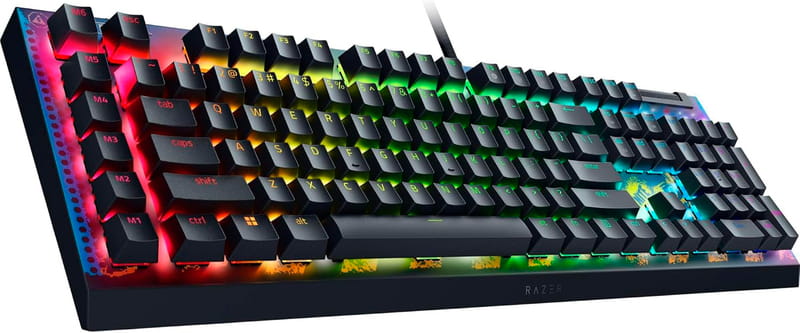 Клавиатура Razer BlackWidow V4 X Yellow Switch Fortnite (RZ03-04703600-R3M1)