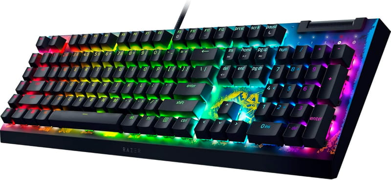 Клавиатура Razer BlackWidow V4 X Yellow Switch Fortnite (RZ03-04703600-R3M1)