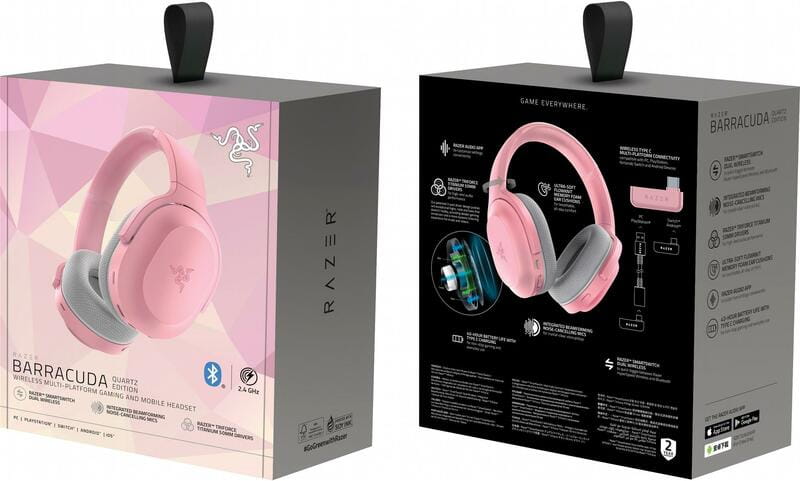 Купить Bluetooth-гарнитура Razer Barracuda Quartz (RZ04-03790300-R3M1) Bluetooth-гарнитура Razer Barracuda Quartz (RZ04-03790300-R3M1)