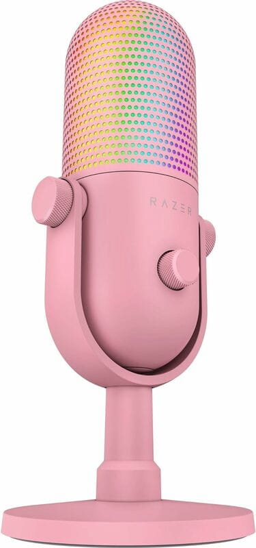 Микрофон Razer Seiren V3 Chroma Quartz (RZ19-05060300-R3M1)