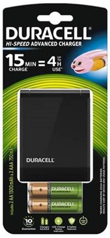 Заряднoe устройство Duracell CEF27 + AA/HR06 NI-MH 1300 mAh BL 2шт + AAA/HR03 NI-MH 750 mAh BL 2шт