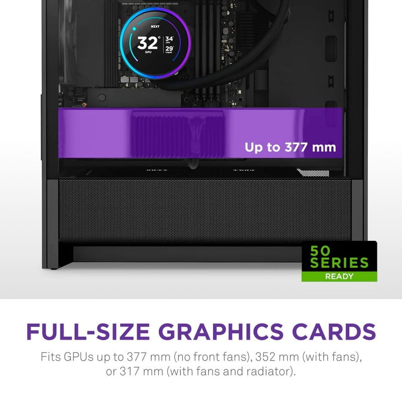 Корпус NZXT H3 Flow Black без БЖ (CC-H31FB-01)