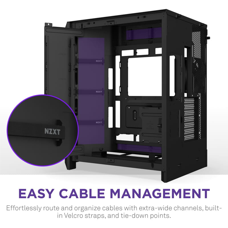 Корпус NZXT H9 Flow Black без БЖ (CM-H92FB-01)