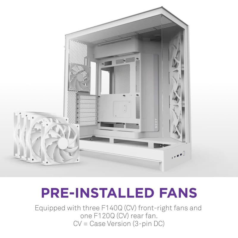 Корпус NZXT H9 Flow White без БЖ (CM-H92FW-01)