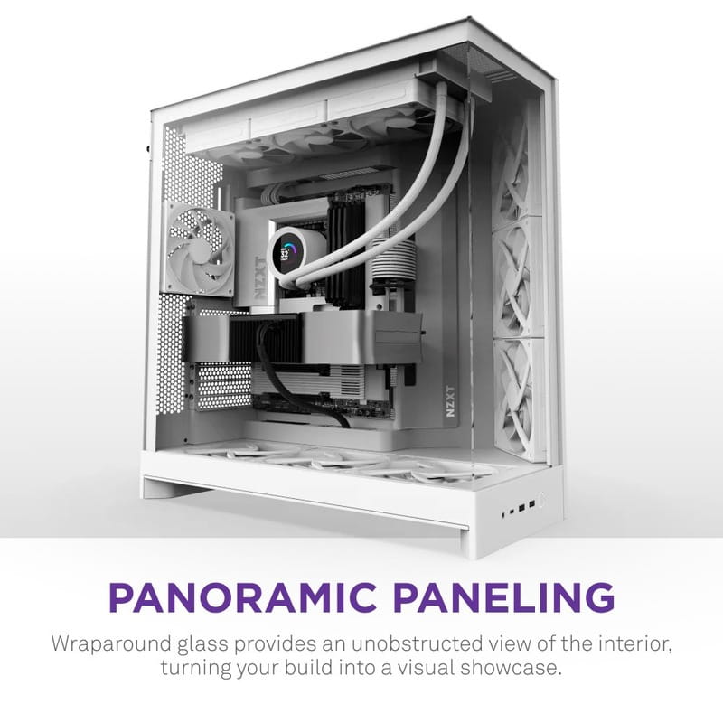 Корпус NZXT H9 Flow White без БЖ (CM-H92FW-01)