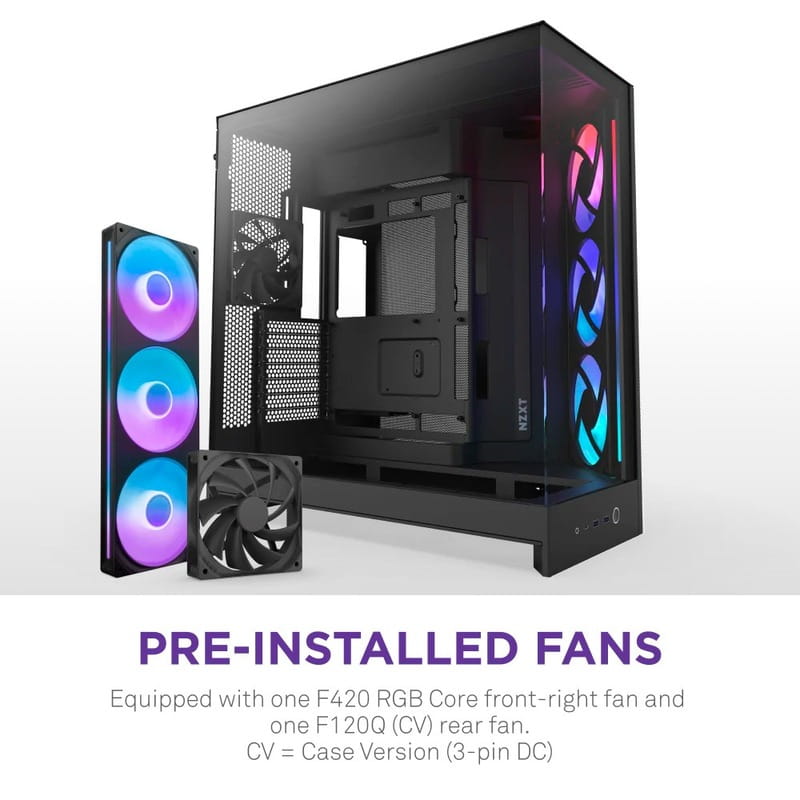 Корпус NZXT H9 Flow RGB Black без БЖ (CM-H92FB-R1)