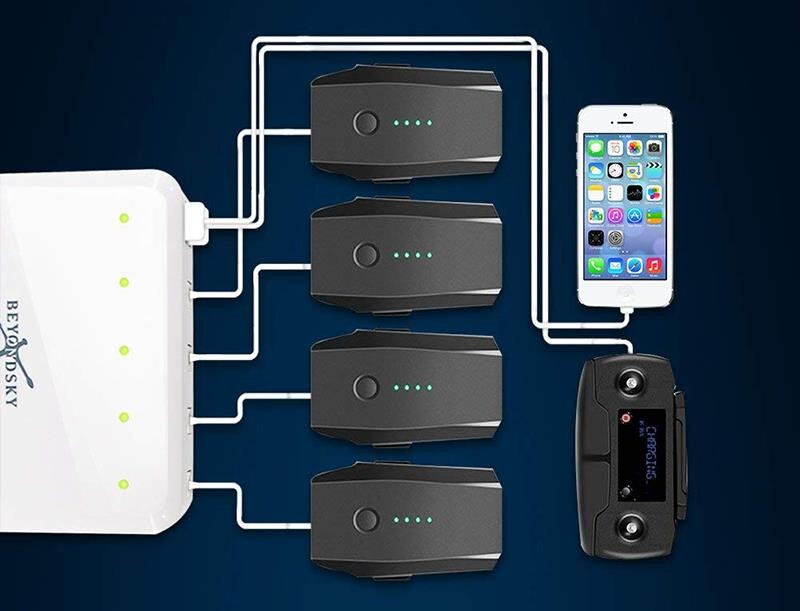 Інтелектуальний зарядний пристрій PowerPlant Multi Beyondsky для DJI Mavic Pro (CH980192)