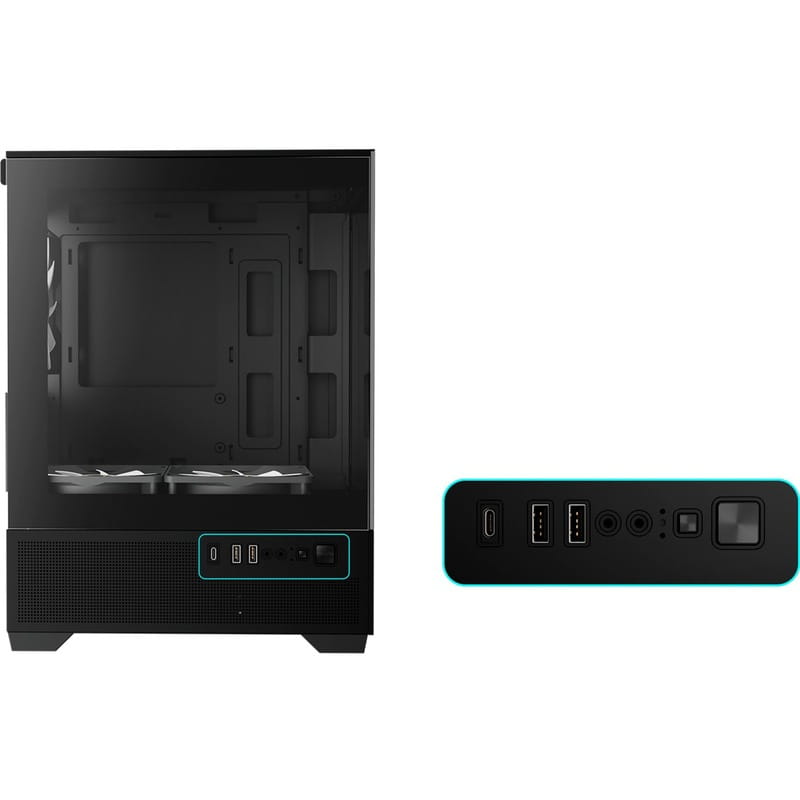 Корпус Gamdias Aura GC9M Elite ARGB Black без БП