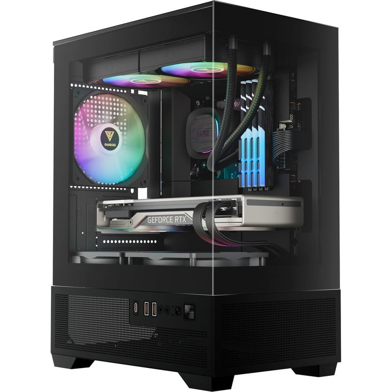 Корпус Gamdias Aura GC9M Elite ARGB Black без БП