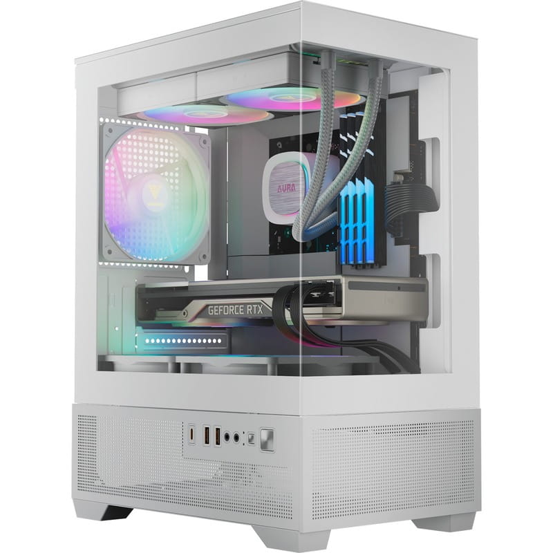 Корпус Gamdias Aura GC9M Elite WH ARGB White без БП