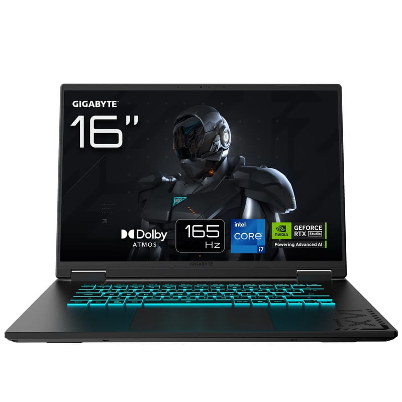 Ноутбук Gigabyte A16 (CWHI3UA864SD) Black Steel