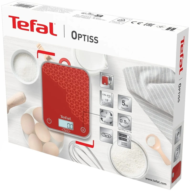 Весы кухонные Tefal Optiss BC50D7V0