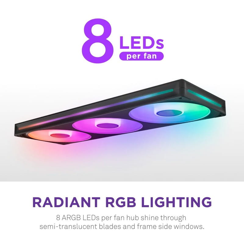 Вентилятор NZXT F420 RGB Core Black (RF-U42HF-B1)