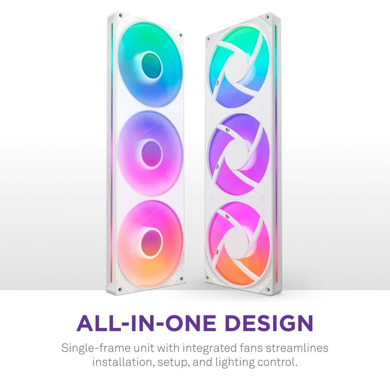 Вентилятор NZXT F420 RGB Core White (RF-U42HF-W1)