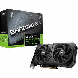 Видеокарта GF RTX 5060 Ti  8GB GDDR7 Shadow 2X Plus MSI (GeForce RTX 5060 Ti 8G SHADOW 2X PLUS)