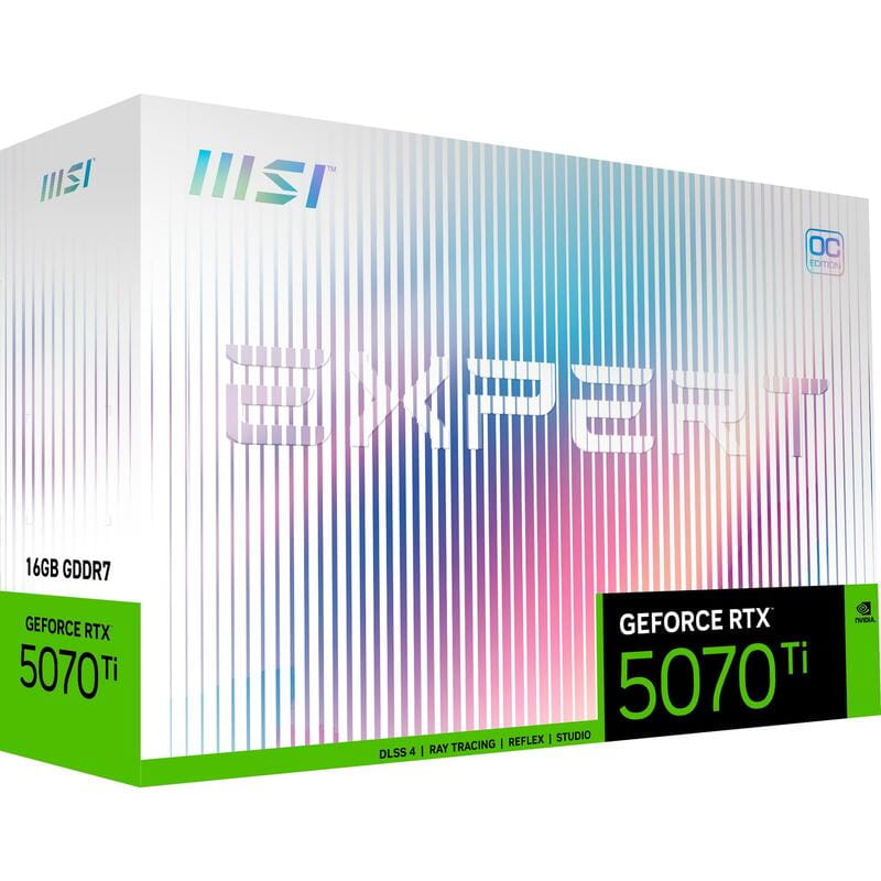 Відеокарта GF RTX 5070 Ti 16GB GDDR7 Expert OC MSI (GeForce RTX 5070 Ti 16G EXPERT OC)