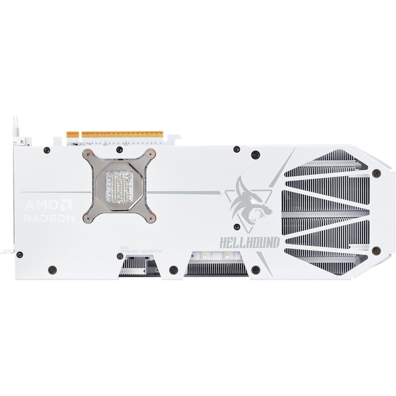 Відеокарта AMD Radeon RX 9070 XT 16GB GDDR6 Hellhound Spectral White PowerColor (RX9070XT 16G-L/OC/WHITE)