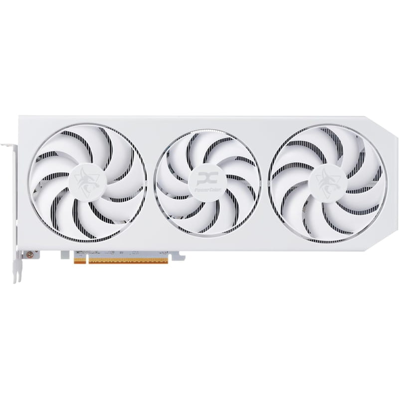Відеокарта AMD Radeon RX 9070 XT 16GB GDDR6 Hellhound Spectral White PowerColor (RX9070XT 16G-L/OC/WHITE)
