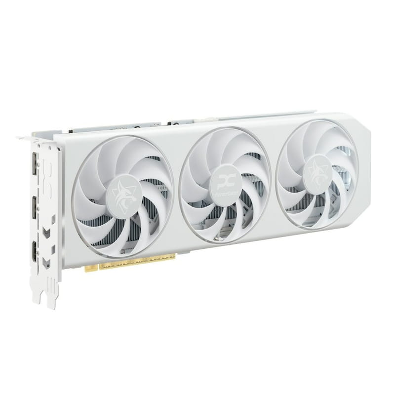 Видеокарта AMD Radeon RX 9060 XT 16GB GDDR6 Hellhound Spectral White PowerColor (RX9060XT 16G-L/OC/WHITE)