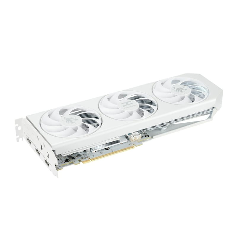 Видеокарта AMD Radeon RX 9060 XT 16GB GDDR6 Hellhound Spectral White PowerColor (RX9060XT 16G-L/OC/WHITE)