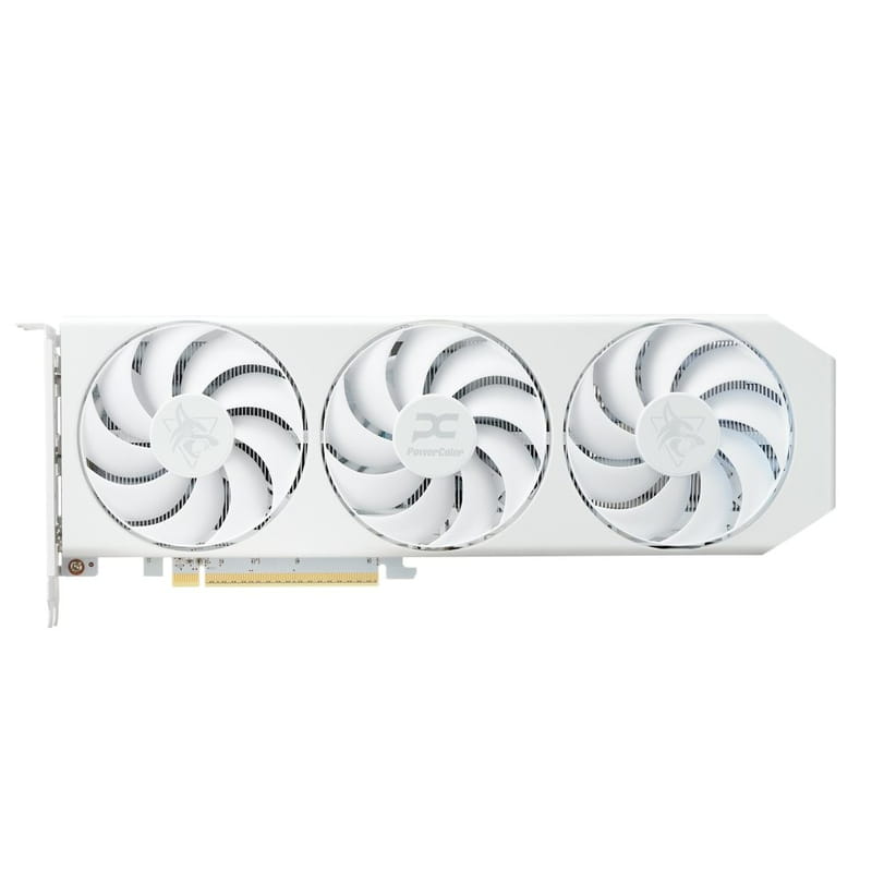 Видеокарта AMD Radeon RX 9060 XT 16GB GDDR6 Hellhound Spectral White PowerColor (RX9060XT 16G-L/OC/WHITE)