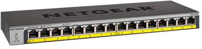 Коммутатор Netgear GS116PP-100EUS