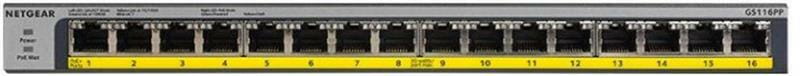 Коммутатор Netgear GS116PP-100EUS