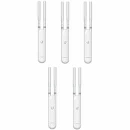 Точка доступу Ubiquiti UniFi UAP-AC-M-5 5-pack (AC1200, 2x2 MIMO, 1x10/100/1000 Mbps, PoE, MESH, без адаптеров питания)