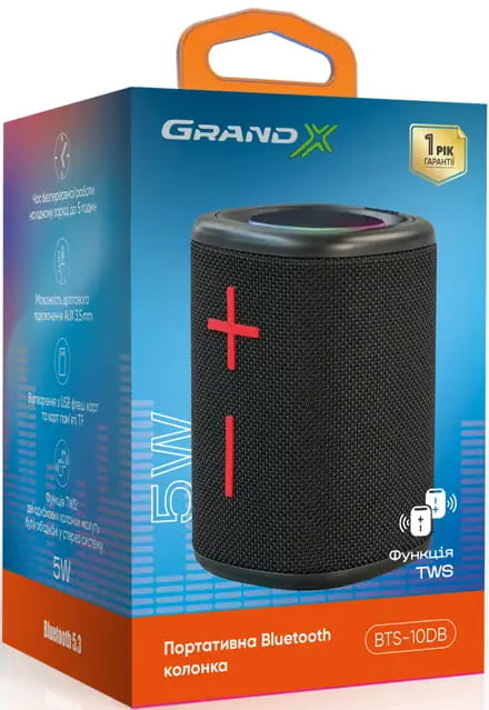 Акустична система Grand-X BTS-10DB