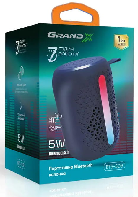 Акустична система Grand-X BTS-5DB