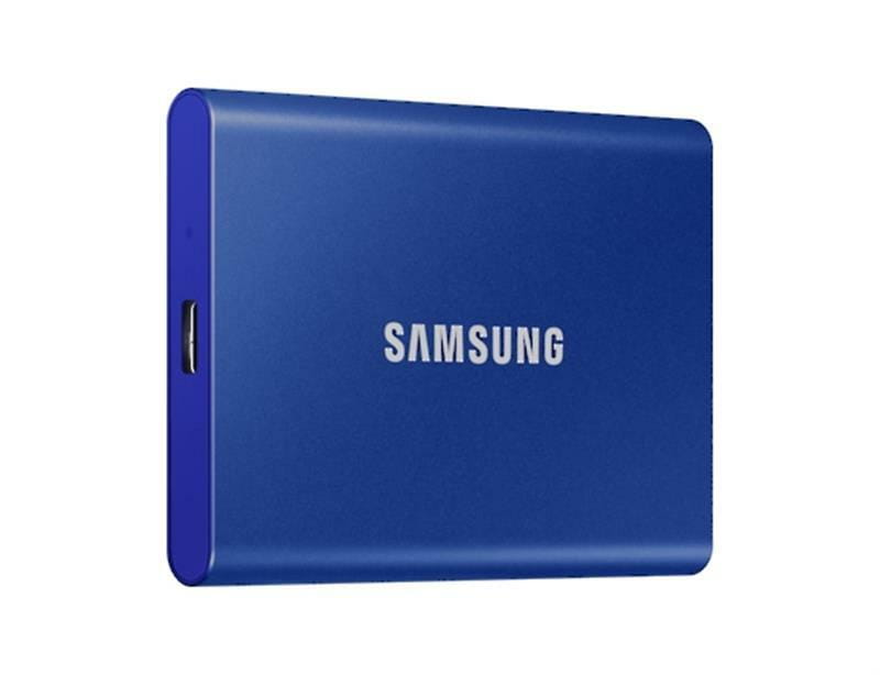 Накопитель внешний SSD 2.5" USB 1.0TB Samsung T7 Indigo Blue (MU-PC1T0H/WW)_бн