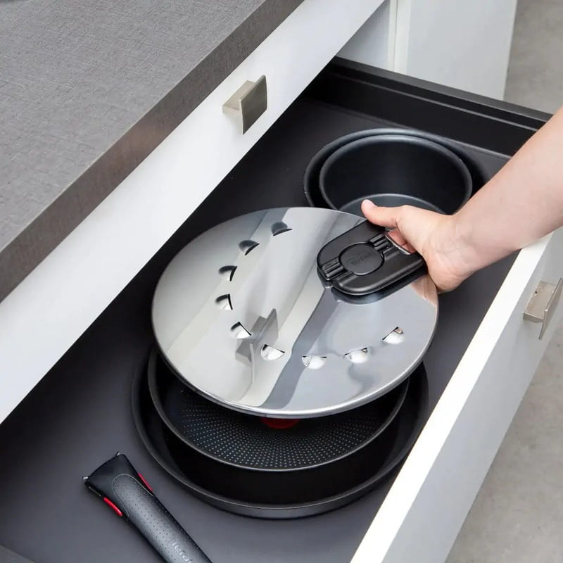 Кришка із захистом від розбризкування Tefal Ingenio 20-28 см (L9829853)