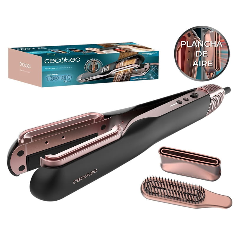 Стайлер-выпрямитель Cecotec RitualCare Air Lisse 2in1 Black (A01_EU01_100158)
