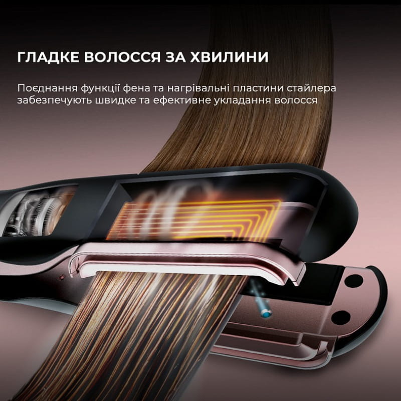 Стайлер-выпрямитель Cecotec RitualCare Air Lisse 2in1 Black (A01_EU01_100158)