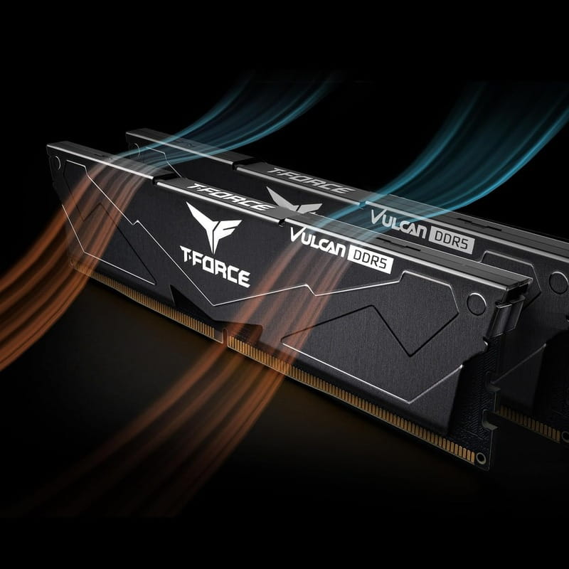 Модуль пам`ятi DDR5 2x16GB/6000 Team T-Force Vulcan Black (FLBD532G6000HC38JDC01)