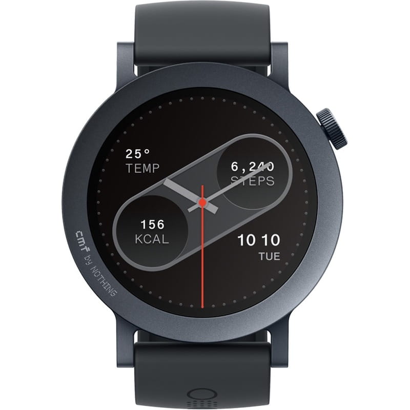Смарт-часы CMF by Nothing Watch Pro 2 Dark Grey Metal with Liquid Silicone Strap_EU