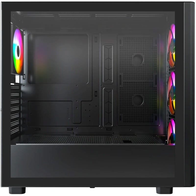 Корпус Montech XR Wood Black без БП